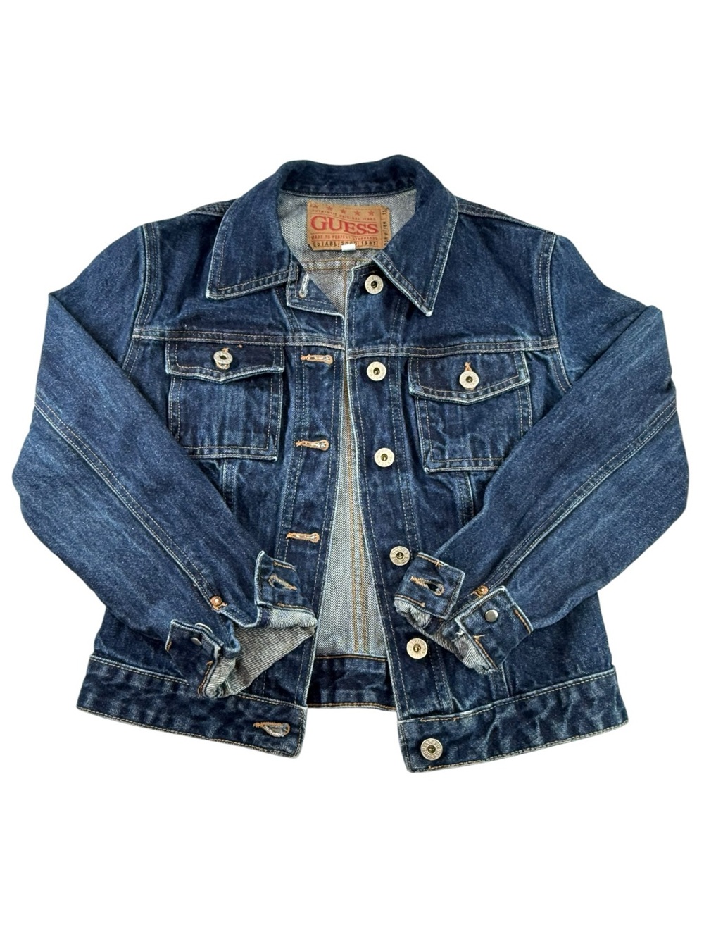 Guess Kids Denim Jean Jacket Size M